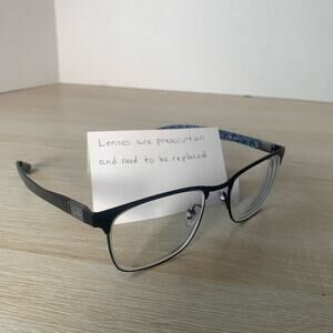 Ray-Ban RB8421 2904 Eyeglasses Carbon Fiber Black Frames Only 52-19-145 DAMAGED